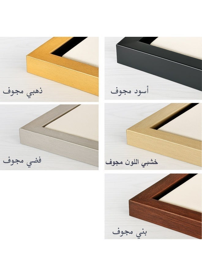 Marktna A set of modern-designed canvas paintings with a hollow frame - Image 2